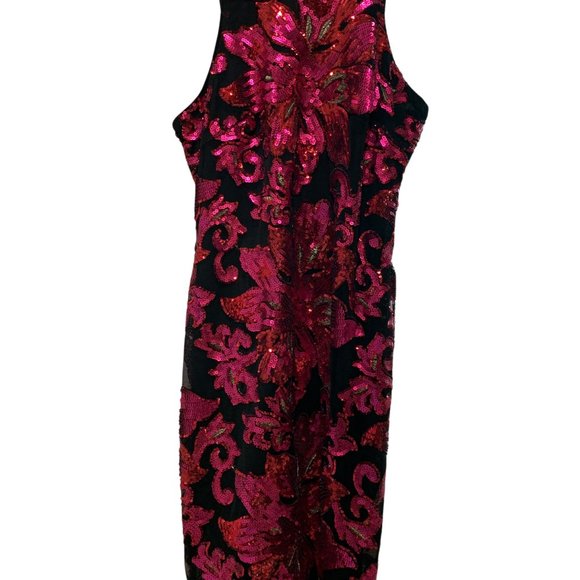 Cache Women's Sequin Cocktail Dress - Picture 4 of 8